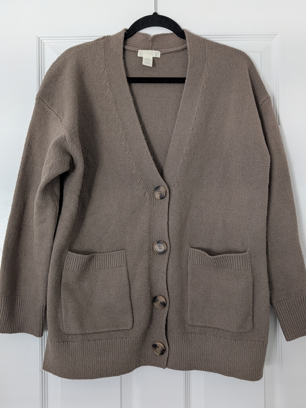 H&M Brown Button-Front Women's Cardigan
